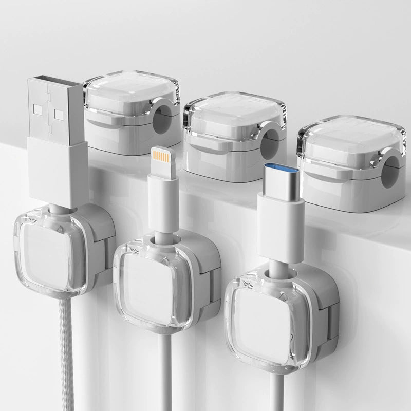 Magnetic Cable Dock | Desk Cable Manager