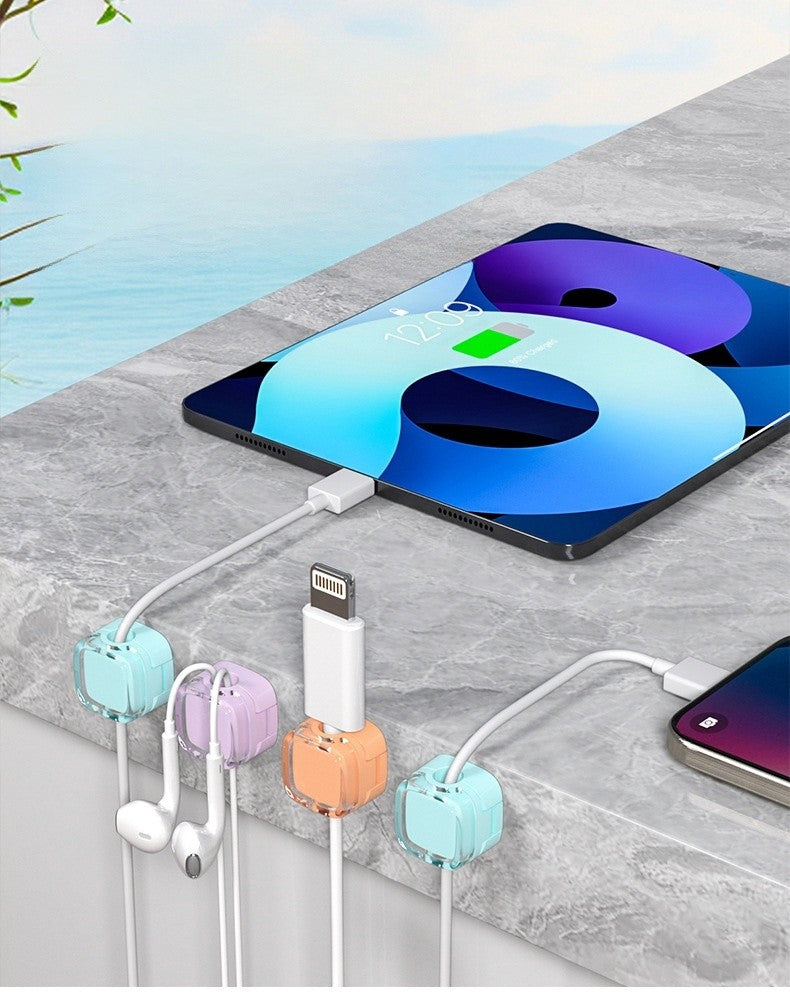 Magnetic Cable Dock | Desk Cable Manager