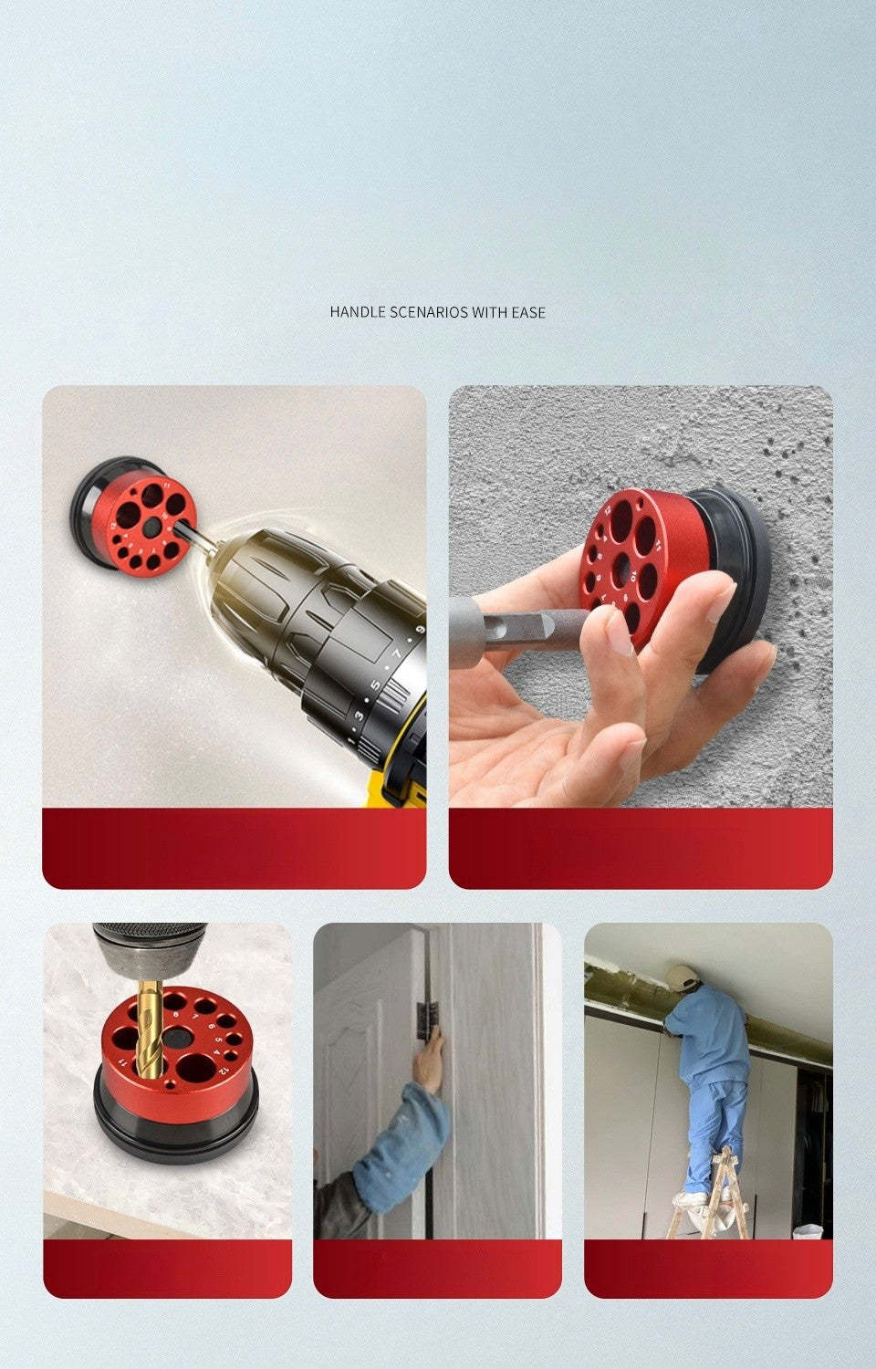 Aluminum Alloy Dust Extractor Box for Electric Drill Drilling