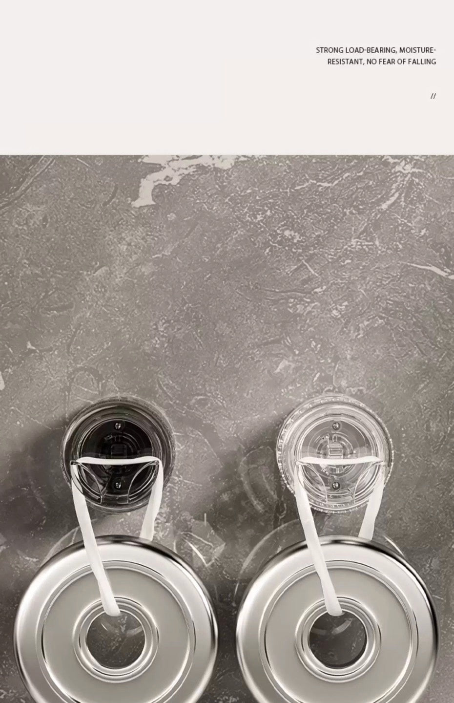 Rotating Suction Cup Hook （with Plug Holder） (4 pcs)